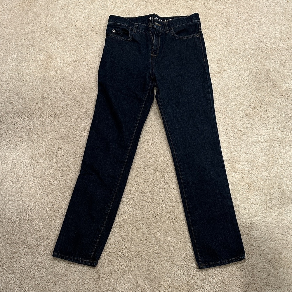 Place kids Black Straight Leg Jeans